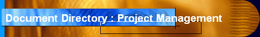 Document Directory : Project Management